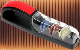 Minosharp 543455551001 3 Sharpener Black/red