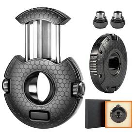 Misneach927 746022878301 V Cut Cigar Cutter 2 Sizes Punching Sharp Blade Made Of Stainle