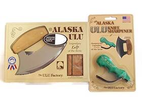 Pc-54382 Mix Brands H&pc-54382 Alaska Ulu Knife Bundle With Sharpener This Can Be Used