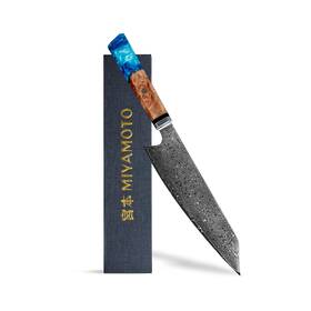 Mcf-1 Miyamoto Japanese Chef Knife 8 Inch Steel 67 Layers Damascus Kitche... Fast Ship