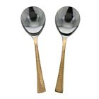 Mn-servingspoon001 Shalinindia Serving Spoons Set Of Indian Dinnerware Serveware Utensils Sets