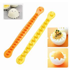 Moanlmy 699908526998 2 Pieces Egg Slicer Cutter For Hard Boiled Eggs Cute Shape