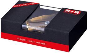 0601 Mobius Ruppert 648676950139 M R Pollux Brass Pencil Sharpener - Gold