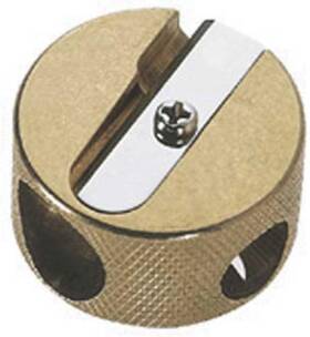 Yuzjq-bcz-b5786 Mobius & Ruppert Bhbu0503a1395 And Brass Round Double Hole Sharpener