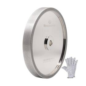 Moresuperhard 706316233612 Cbn Grinding Wheel 8 Inch 180 Grit 1 Wide 5/8 Arbor Suitable For All Kinds