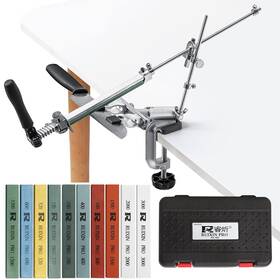 69ee666c7ff18be2d28a075d Moviron Ruixin Pro Rx 009 Professional Knife Sharpener With 10 Whetstones 360 Rotation