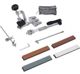 Moviron 770240943893 Professional Knife Sharpener Sharpening Kit System 360 Flip Fixed Angle