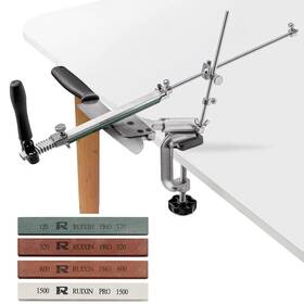 Moviron 770240944364 Professional Knife Sharpener With 4 Whetstones 360 Rotation Flip Design Fix Moviron 770240944364 Professional Knife Sharpener With 4 Whetstones 360 Rotation Flip Design Fix