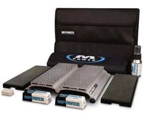 10197 Mpower Sb2 Double Diamond Sharpening Stone Set - Knife Sharpener Chisel Plane Blad