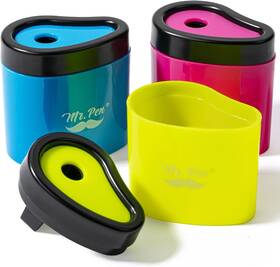 Mr. Pen 840316952880 Pen- Pencil Sharpeners Handheld 3 Pack Manual Multicolor