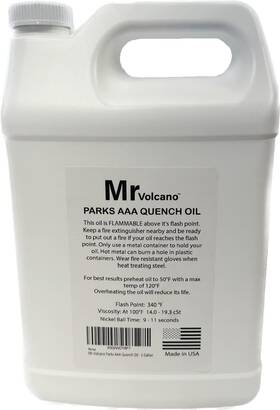Mr Volcano 787416724613 Aaa Quench Oil 1 Gal Heat Treating Knives Tools Ideal Knife Making