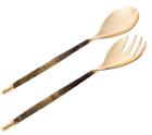 Ms705 Pizzazz Set Of Gold Salad Servers 740102258427