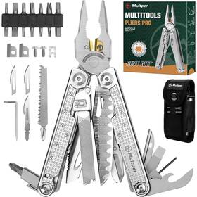 Multper Mp2049 Multitools Pliers Pro Upgraded Multi Tool With Damascus Knife Repla
