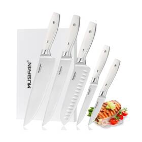 Musifan 603765418457 5-piece Chef Knife Set Professional Ultra Sharp Kitchen Knives For... Fast Ship