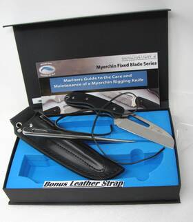 Myerchin 703694914171 Knives Tested At Sea Pro G10 Offshore System Knife Marlinspike Leath