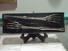 Mysterious Manor Skeleton Hands Serving Set Silver Finish New 400126613618