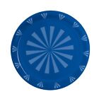N121205 Party Essentials Plastic Round Tray Diameter Royal Blue Case