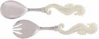 N367 Generic Salad Fork And Spoon Set Seahorse 795785220070