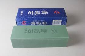 Ir-0260 Naniwa Aotoishi Whetstone Green Brick Of Joy Japanese Sharpening Stone