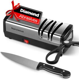 Narcissus 711181682700 Knife Sharpener Diamond Abrasives Electric For Stainl