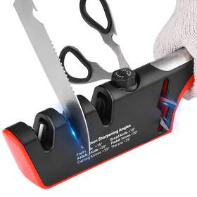 Ncl Nonacosmlife 738812654653 Adjustable Handheld Manual Chef Knife Sharpeners Multifunctional Sharpening &