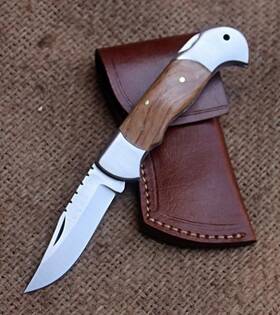 Nesmo-512 Nesmo Mz-506 D2 Steel Pocket Knife For Men - Handmade Folding Hunting Knives Wit