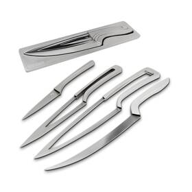 Nestknife 070003734610 Kitchen Knife Set Stainless Steel Chef Of 4 Pieces Spac... Fast Ship
