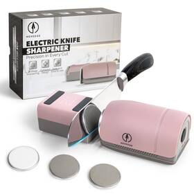 Nexedge 199284042766 Electric Rolling Knife Sharpener - 3 Head System With Adjustable Angl