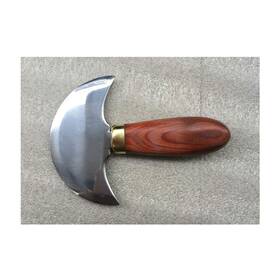 Nibd 734602124764 Leather Round Knife Doubled Edged Super Sharp Hand-cutting Most Half Mo