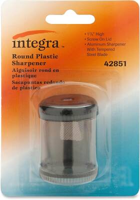 Ita42851 Nis Dummy Code Pencil Sharpener Round Desk 1-7/8-inch Smoke