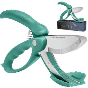 Nish Products 746695314311 Upgraded Heavy Duty Kitchen Scissors - Multifunction Double Blade Salad Tossi
