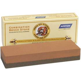07660701223 Norton Combination Grit Abrasive Benchstone Aluminum Oxide 6 Length X 2