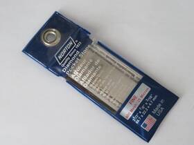 61463690626 Norton Diamond Pocket Stone 3-1/3 Inch X 7/8 3/16 Fine 600 Mesh Usa