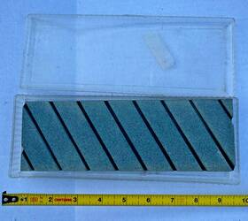 Norton Abrasives - St. Gobain 699366874440 Flattening Stone Diagonal Grooves For Waterstones 9x3