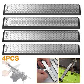 400-3000grit Nsioutlet 600609603048 4pcs Diamond Knife Sharpening Stones Set Honeycomb Sharpener Blades