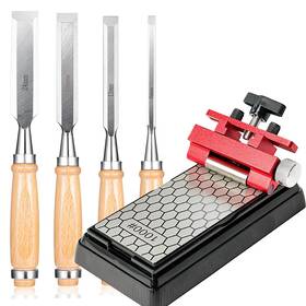 Obalogi 769092958551 Sharpening Tool With Pulley Chisel Set For Woodworking Stone Re