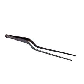 Ocreme 810148799472 Oftcreme 8 Inch Black Stainless Steel Precision Kitchen Culinary Offset Tweeze