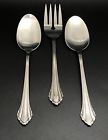 Rf807 Oneida Community Stainless Steel Clarette Serving Spoons Meat Fork