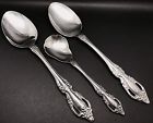 Oneida Distinction Deluxe Stainless Raphael Serving Spoons Sugar Spoon Dc