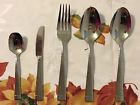 Oneida Piece Serving Set Sambre Stainless Steel Hammered Flatware New