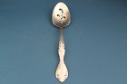 Oneida Pierced Serving Spoon Cantata Glossy Stainless Flatware