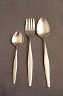 Oneida Serving Tablespoon Meat Fork Wm Rogers Windrift Premier Stainless