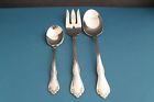 Oneida Tablespoon Meat Fork Sugar Mansfield Wm Rogers Deluxe Stainless