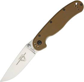 On8828cb-brk Ontario Knife Company Rat Ii Satin D2 Tool Steel Drop-point Blade Folding Po