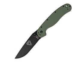 On8846od-brk Ontario Knife Company Rat I Folding Pocket Black Coated Aus-8 Stainles