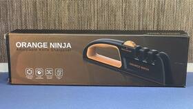 Orange Ninja 711181807431 Knife Sharpeners - 5 Adjustable Sharpening Angle- Premium Quality