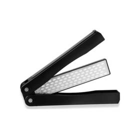 Osftbvt 659753042750 Diamond Knife Sharpener #400/600 Pocket Sharpening Stone Double Sides Folding