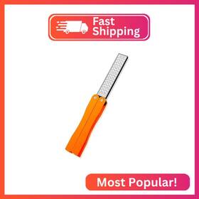 Qaz0 Osftbvt Diamond Knife Sharpener Pocket Sharpening Stone #400/600 Double Sides Fo
