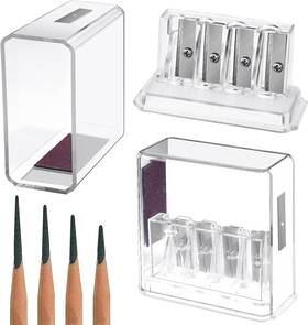 Pencil-675 Outus 2 Pieces Carpenter Long Point Manual Pencil Sharpener With Plastic Ftclearft