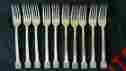 Oxh349 Oxford Hall Rare Lot Of Serving Utensils Vintage Pattern Discontinued